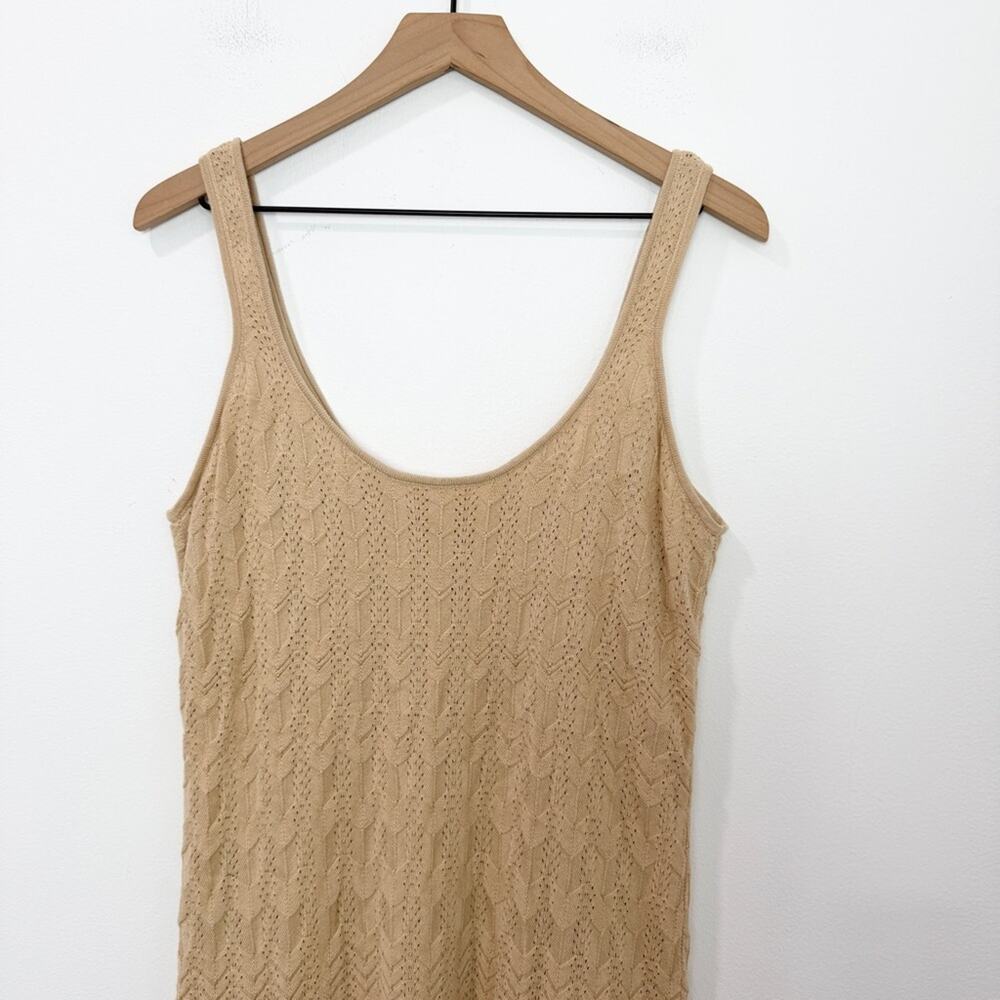 Show Me Your Mumu Tala Tank Maxi Dress Horizon Stripe Tan Knit XL - Picture 4 of 8